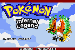 Pokemon Infernal Legend (beta 2.1) Title Screen